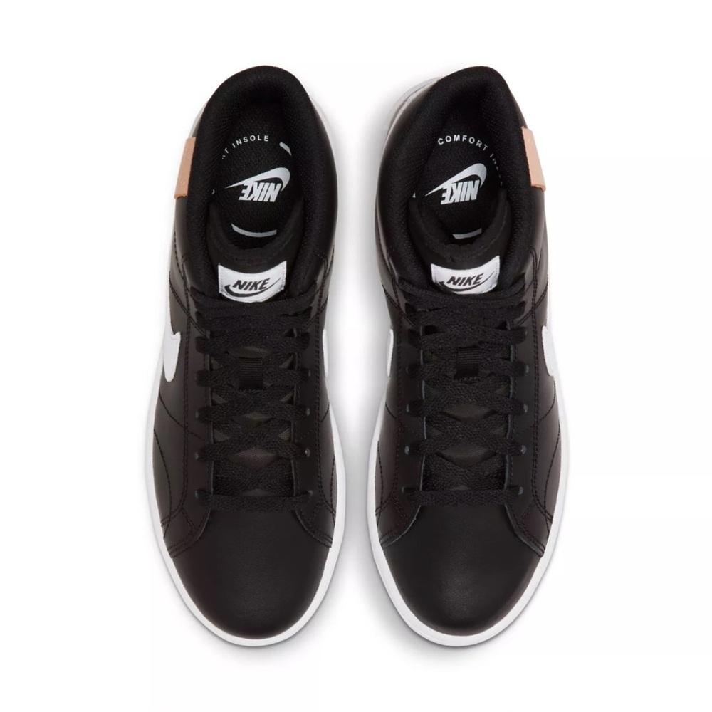 New Mens Nike Court Royale 2 Mid Black Size 10.5 - Picture 5 of 10